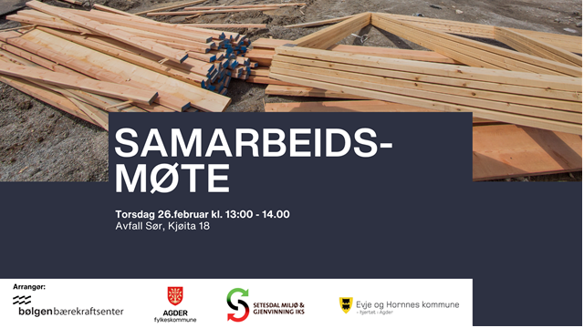 Samarbeidsmøte om felles interkommunal satsing på ombruk av byggevarer