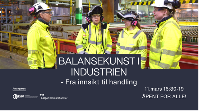 Balansekunst i industrien - fra innsikt til handling