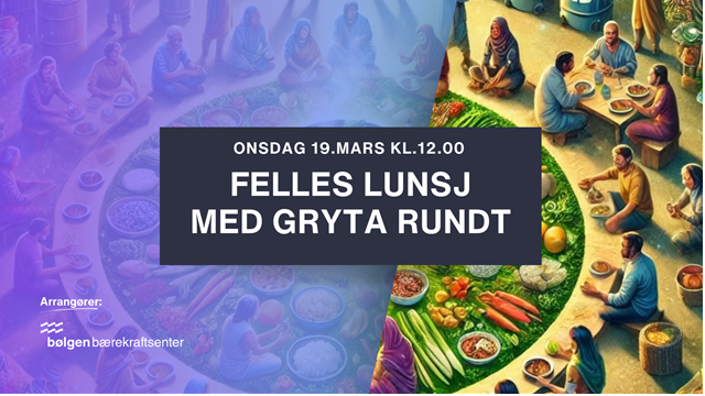 Felles lunsj med Gryta rundt