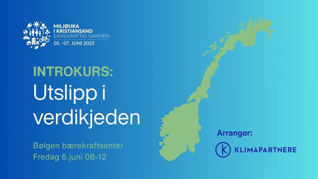 Miljøuka 2025: 'Utslipp i verdikjeden'