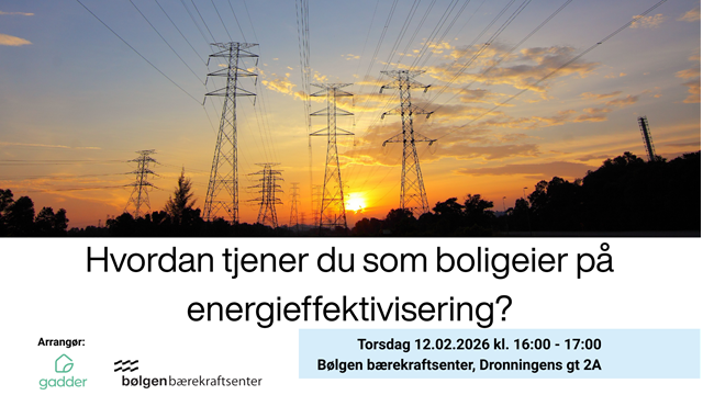 Hvordan kan du som boligeier tjene på energieffektivisering?