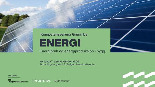 Energibruk og energiproduksjon i bygg