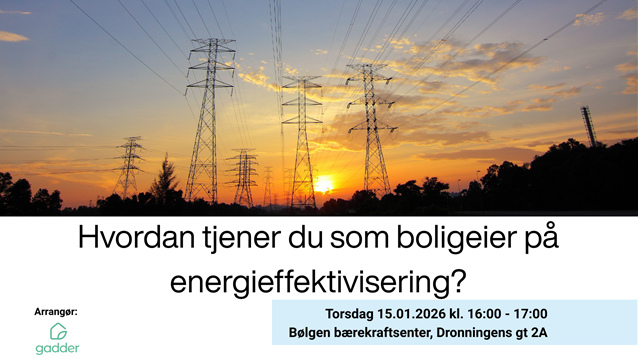 Hvordan kan du som boligeier tjene på energieffektivisering?