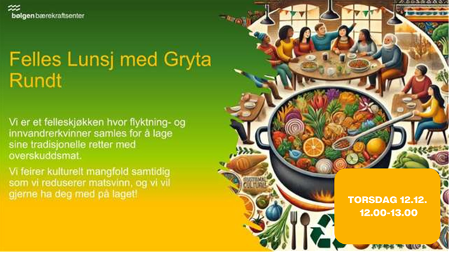 Felleslunsj med Gryta Rundt