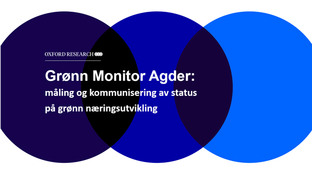Oxford Research: Grønn monitor Agder