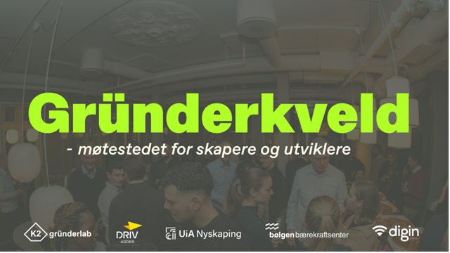 Gründerkveld i februar